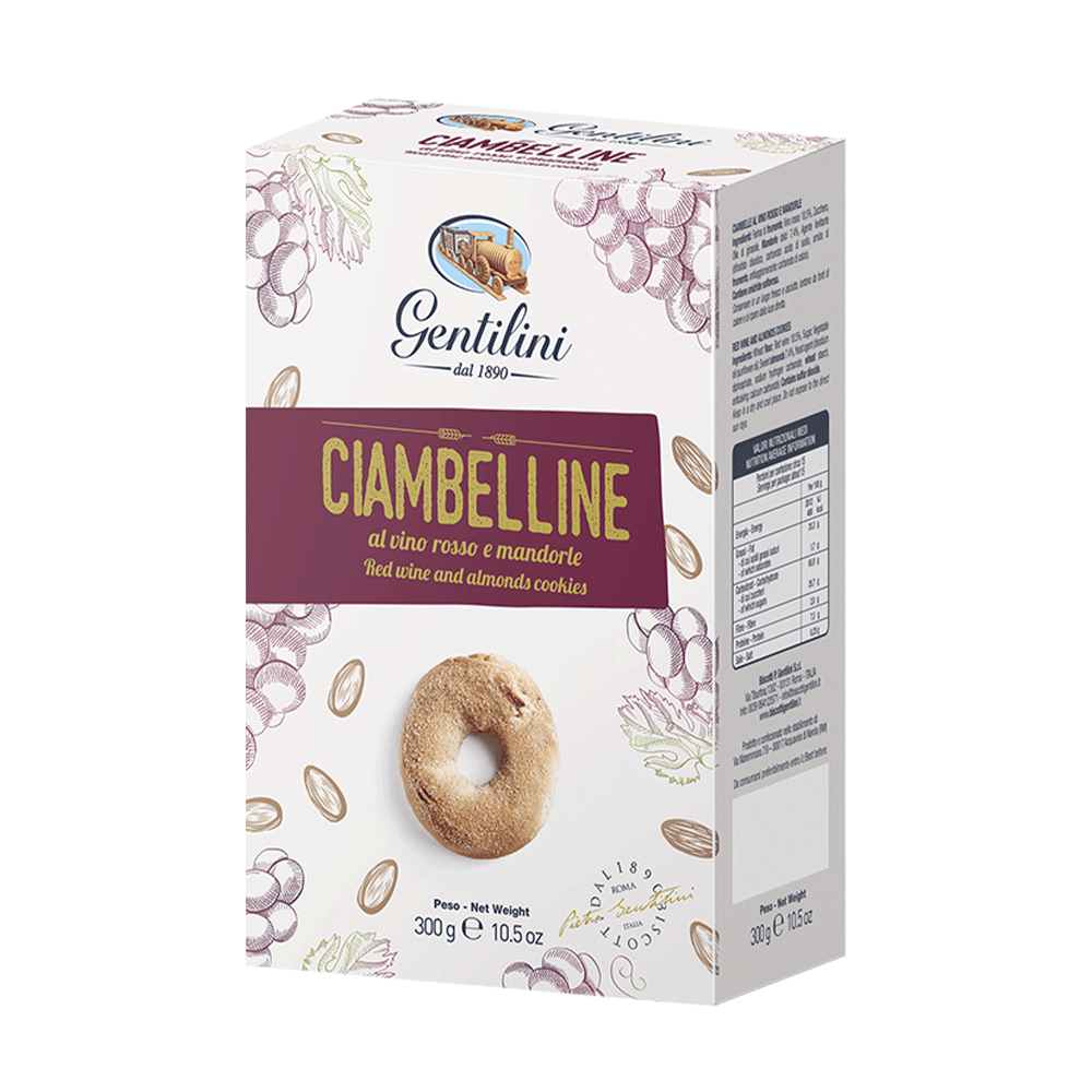 Ciambelline al vino rosso e mandorle