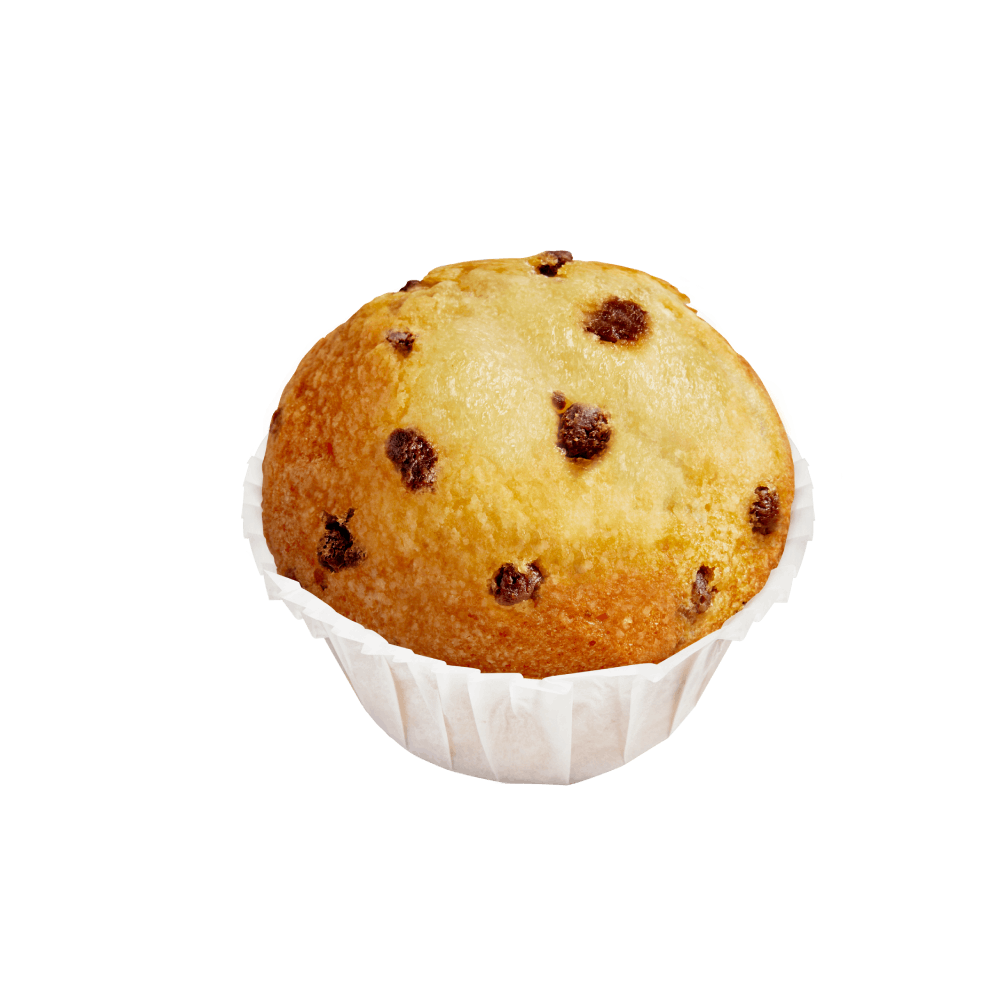 Muffin con gocce di cioccolato