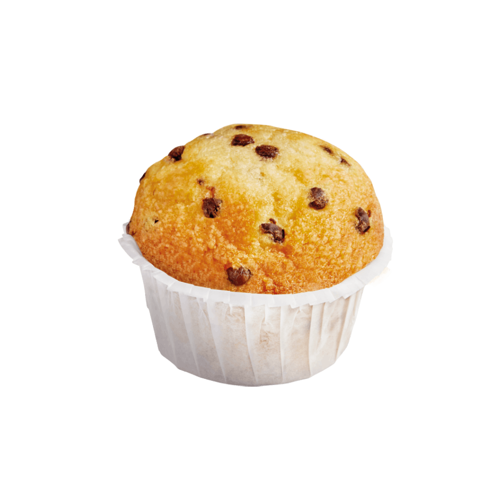 Muffin con gocce di cioccolato