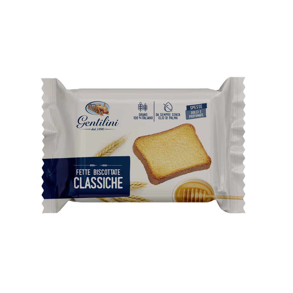 Snack Fette Biscottate Classiche  - Confezione 20 pezzi