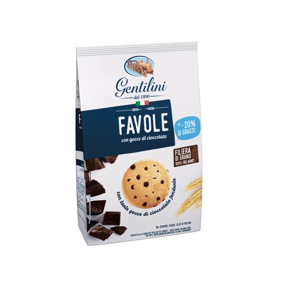 Favole con gocce di cioccolato