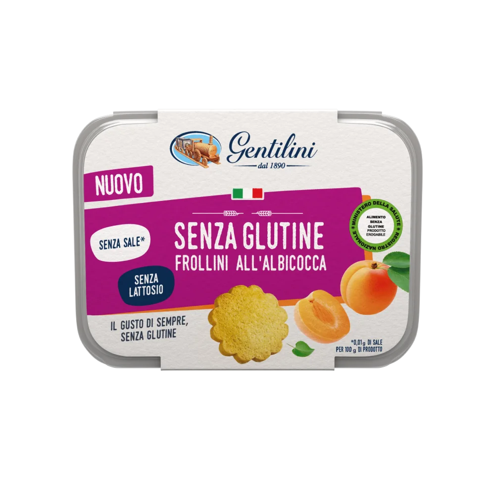 Frollini all'albicocca senza glutine 200g