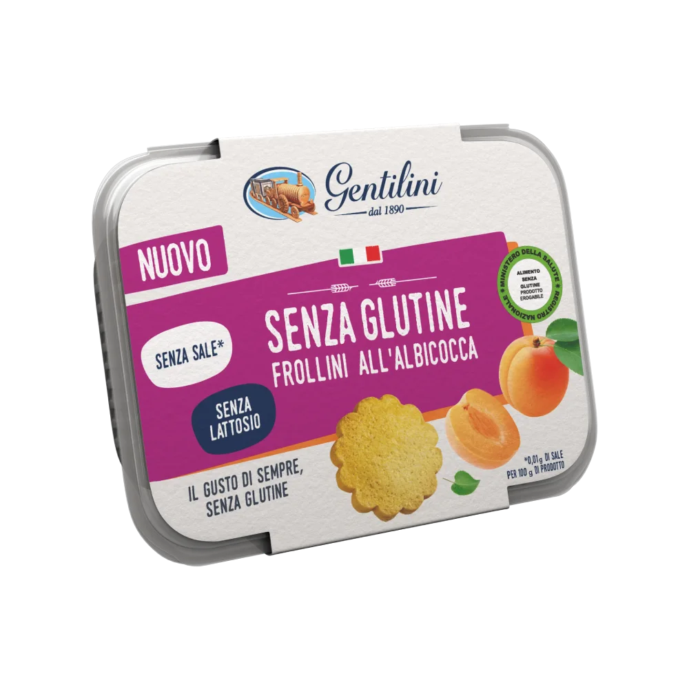 Frollini all'albicocca senza glutine 200g